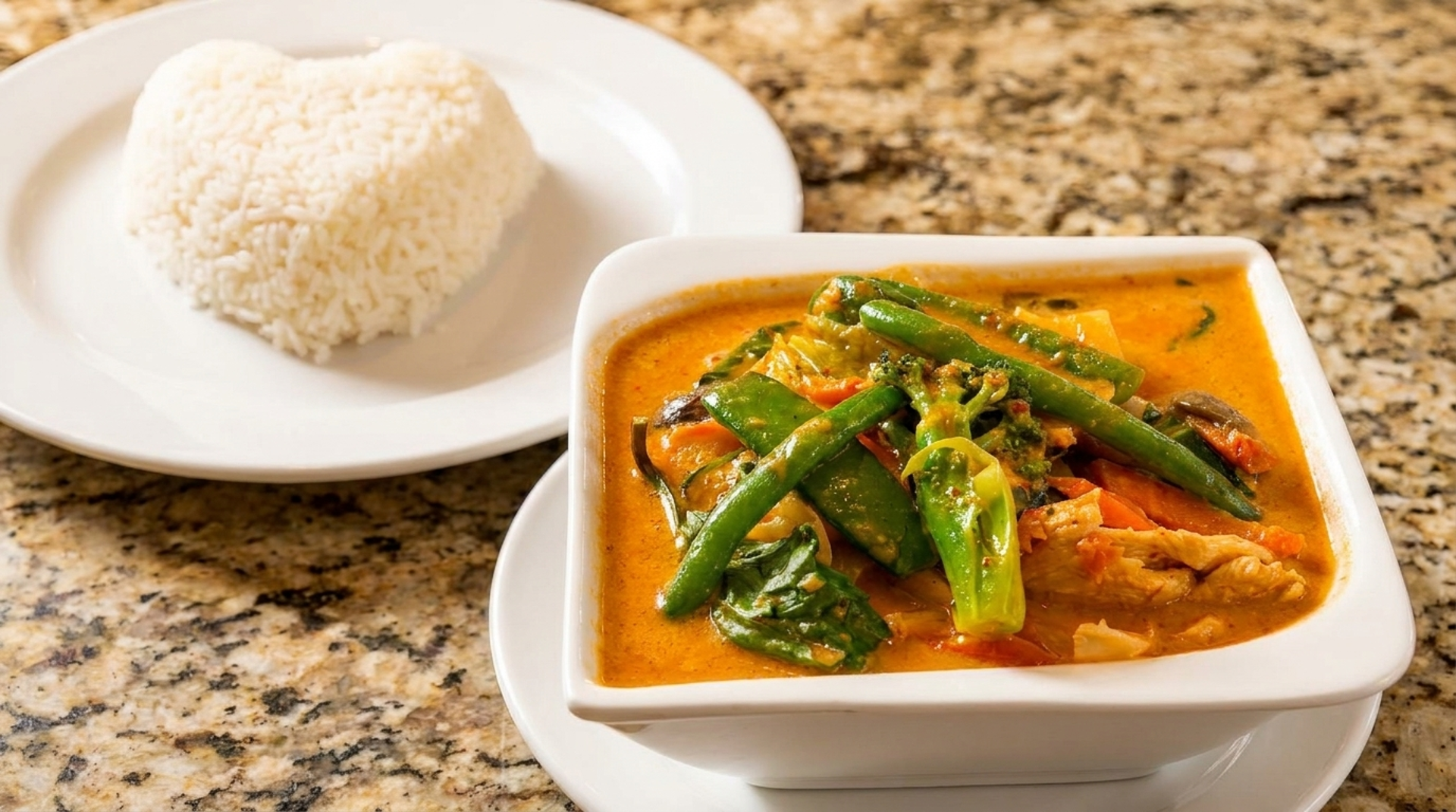 Red Curry With Jasmine Rice