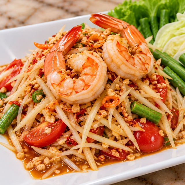 SA7. Papaya Salad.