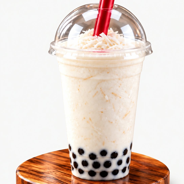 Coconut Boba Tea.