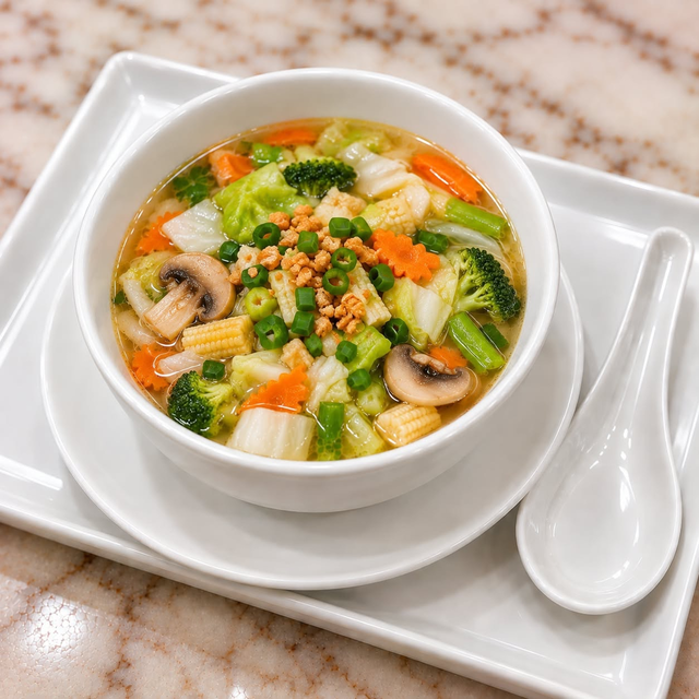 Large Vegetarian Soup.