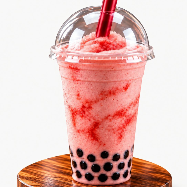 Strawberry Boba Tea.