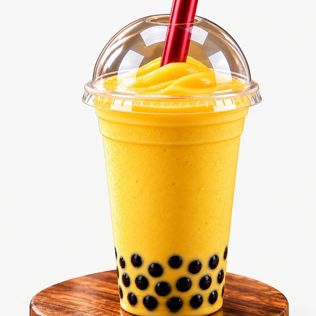 Mango Boba Tea.