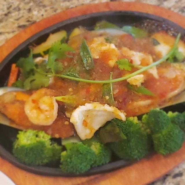 SP17. (D) Volcano Seafood.