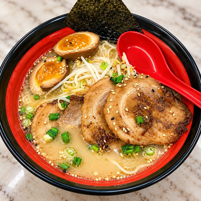 F12. (D) Tonkotsu Ramen.