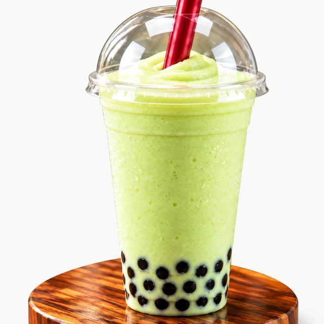 Green Apple Boba Tea.