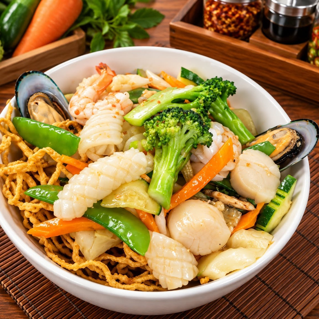SP1. (D) Thai Lanna Crispy Noodles.