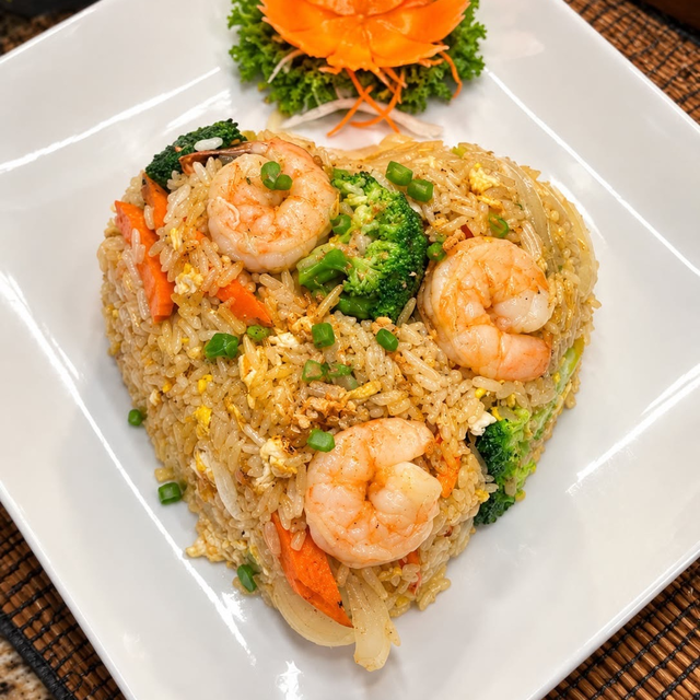 F2. (D) Thai Garden Fried Rice.