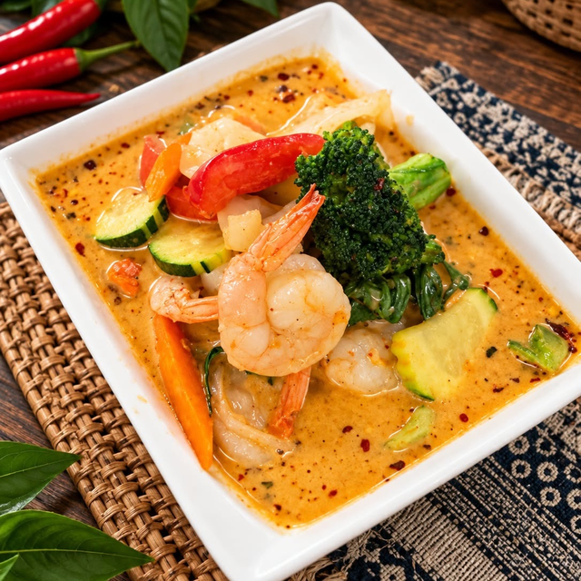 E15. (D) Red Curry.